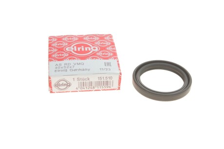 Сальник двигуна FRONT 40x52x7 NISSAN RD28/RD28T/GA16DE ELRING 151.510