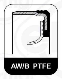 Сальник колінвалу ELRING 345000