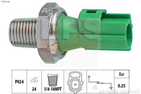 Датчик тиску масла Ford Mondeo,Tourneo,Transit 1.8-2.0 00- EPS 1.800.146