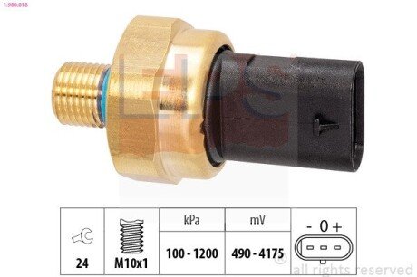 Датчик давления масла MB C (S205) 200d/220d 18-/E (W213/S213) 200d/220d 16-/S (W222/S222) 17-/V (W447) 220cdi/250cdi 19- EPS 1.980.018