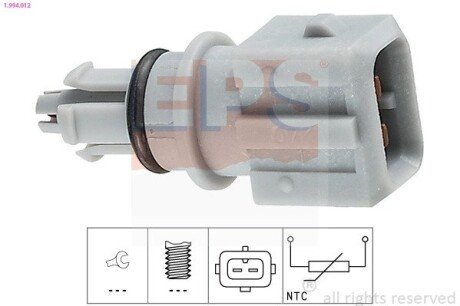 Датчик темп. впуск. повітря PSA/Renault 1.2/1.6 96- EPS 1.994.012