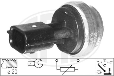 Датчик, температура охлаждающей жидкости (выр-во) ERA 330558