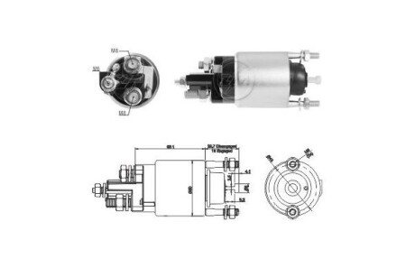 Реле стартера (Bosch) ERA ZM3708