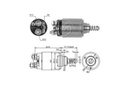 Тягове реле, стартер (ZM) ERA ZM645