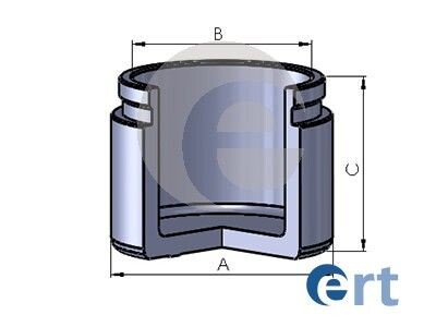 Поршень супорта переднього Kia Sportage/Hyundai Tucson 04- (60x51.5mm) (Mando) ERT 151044-C