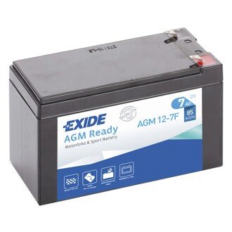 Акумулятор AGM 12 V 7 Ah 85 A (AGM12-7F) EXIDE 450220