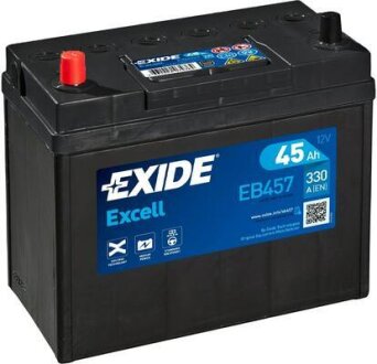 Стартерна батарея (акумулятор) EXIDE EB457