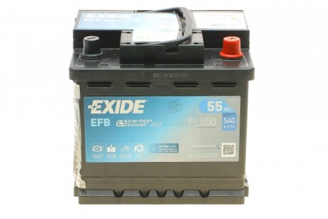 Стартерная батарея (аккумулятор) EXIDE EL550