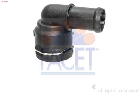 Фланец системы охлаждения Audi A3 (03-13)/VW Golf (04-13)/Skoda Octavia (04-13) FACET 260021