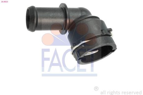 Фланец системи охлаждения Audi A1, A3 (03-13)/VW Golf (03-17)/Skoda Octavia (04- FACET 260023 (фото 1)