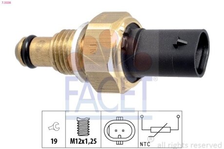 Датчик температури MB W176/W204/906/W639 1.1-2.1 CDI 03- (7.3338) FACET 73338