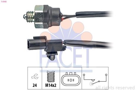 Переключатель заднего хода FACET 7.6342