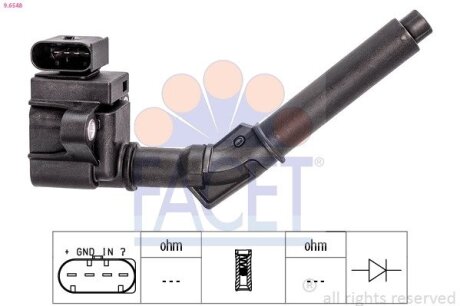 Катушка системы зажигания FACET 9.6548