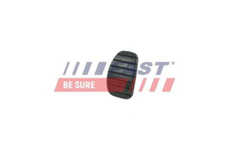 Накладка педалі зчеплення RENAULT Megane II 03-09, Trafic 00-14, Scenic II 03-09, Laguna 07-15, Laguna 00-07, Kangoo 08-17, Kangoo 09-17, Kangoo 97-07, Clio III 05-12, Clio II 98-05, Captur 13-20, Espace 02-15, Megane 96-03, Modus 04-08, Modus 08-12, FAST FT13077 (фото 1)