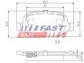 Колодки гальмівні дискові задні FIAT Punto 03-10, 500 07-20, Panda 03-12; LANCIA Ypsilon 03-11, Musa 04-12 FAST FT29162 (фото 1)