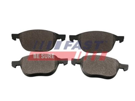 Колодки тормозные дисковые передние FORD Focus III 11-18, Focus II 04-11, C-MAX 02-10, C-MAX 10-19, Kuga 08-13, Fusion 02-12, Focus III Electric 11-18, EcoSport 13-; MAZDA 3 BL 09-13, 3 BK 03-09, 5 05-10, 5 10-15; VOLVO S40 04-12, V50 07-12, V50 04-0 FAST FT29570