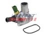 Корпус термостата 0.9MPI Turbo 8V,1.4MPI 8V,1.2MPI 8V,1.2MPI 16V,0.9T-GDI 8V Fiat Doblo 09-23, Fiat Fiorino 07-, Opel Combo D 11-18 FAST FT58170 (фото 1)