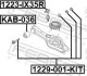 Болт підвіски з ексцентриком FEBEST 1229-001-KIT (фото 2)