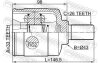 ШРКШ внутр. L 43x146.5 LOGAN/DUSTER 1.2-1.6 12- 26z/33z FEBEST 2411-DUSTLH (фото 2)