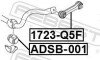 Втулка переднего стабилизатора FEBEST ADSB-001 (фото 2)