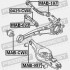 Сайлентблок важеля MITSUBISHI GALANT, LANCER, OUTLANDER 96- зад. міст низ FEBEST MAB-022 (фото 2)