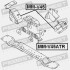 ПОДУШКА ДВИГУНА ЗАДНЯ AT MITSUBISHI FEBEST MM-V45ATR (фото 2)