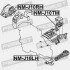 Подушка двигуна права NISSAN QASHQAI J10E 2006.12-2013.12 FEBEST NM-J10RH (фото 2)