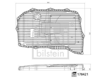 Фильтр-поддон АКПП FEBI BILSTEIN 178421