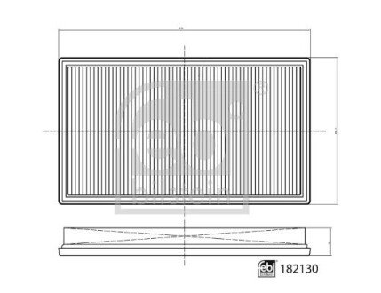 Фільтр повітря FEBI BILSTEIN 182130 (фото 1)