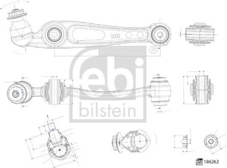 Рычаг подвески FEBI BILSTEIN 186262