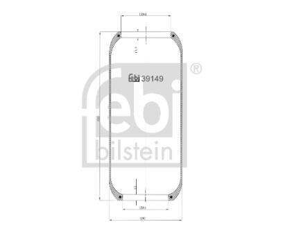 Пневмоподушка FEBI BILSTEIN 39149
