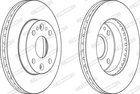 Диск гальмівний FERODO DDF1391