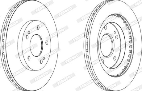 Диск гальмівний FERODO DDF1399