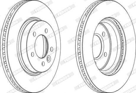 Диск гальмівний FERODO DDF1430C-1 (фото 1)