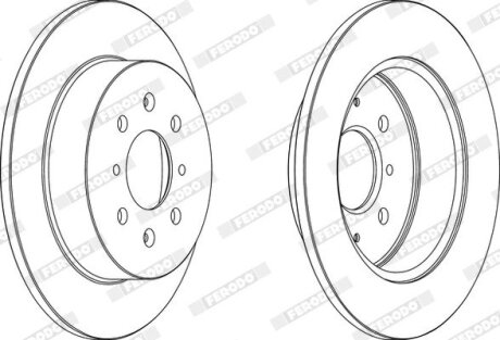Диск гальмівний FERODO DDF1466