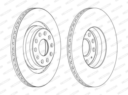 Диск тормозной FERODO DDF1503C