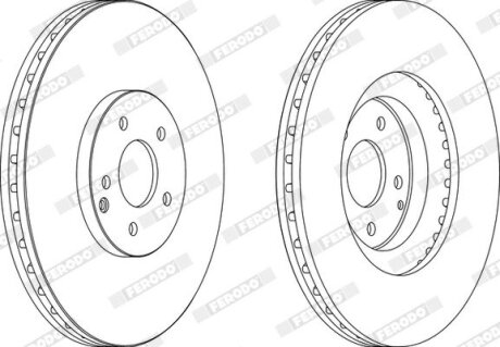 Гальмівний диск FERODO DDF1585