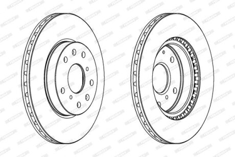 Диск гальмівний FERODO DDF1620C