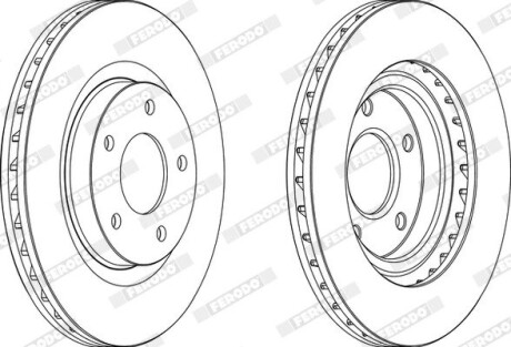 Гальмівний диск FERODO DDF1624