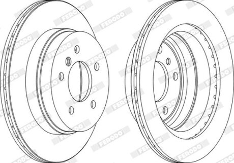 Гальмівний диск FERODO DDF1697