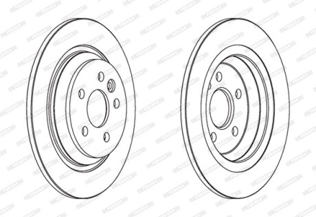 Гальмівний диск FERODO DDF1720C