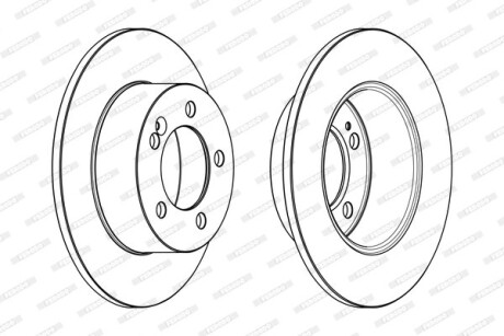Гальмівний диск FERODO DDF1976C