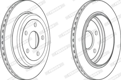 Диск гальмівний FERODO DDF2095C