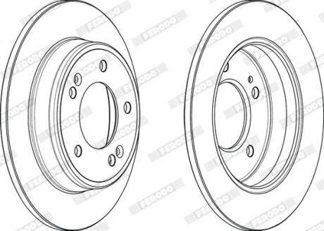 Диск гальмівний FERODO DDF2193C