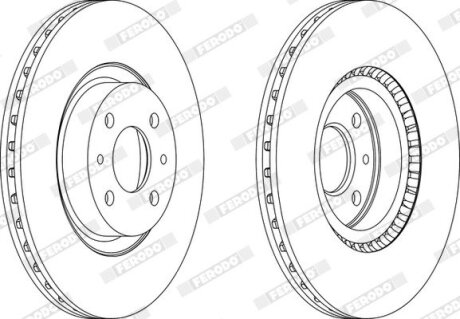Гальмівний диск FERODO DDF220