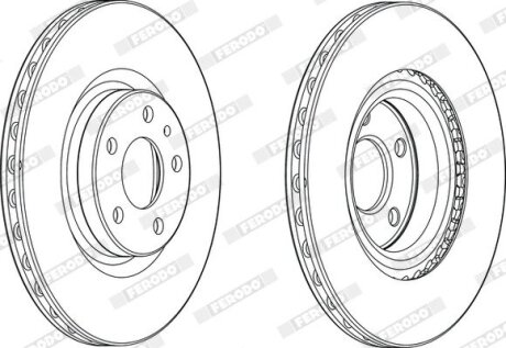 Диск тормозной FERODO DDF2329C