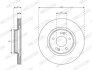 Тормозной диск FERODO DDF2718C (фото 2)