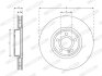 Гальмівний диск FERODO DDF3109C-1 (фото 2)