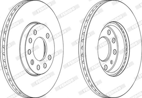 Диск гальмівний FERODO DDF810