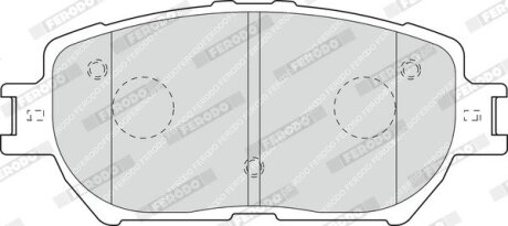 Колодки тормозные дисковые FERODO FDB1620